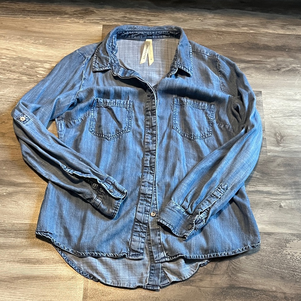 Liverpool Blue Button Down Shirt